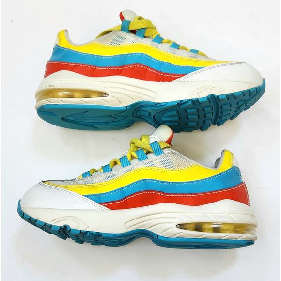 Size 3Y (GS) - Nike Air Max 95 Blue Fury/Summit White CK0056-400 - Picture 1 of 7